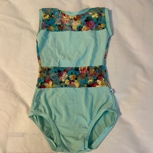GORGEOUS custom dance leotard only worn once!